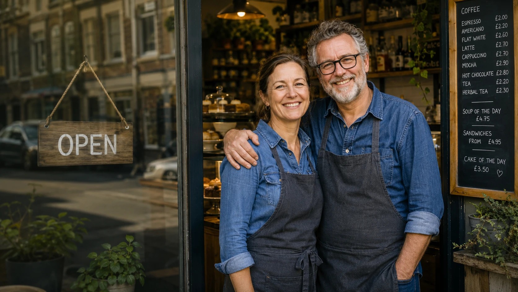 Café owner in Seattle, WA, funded by Capvant